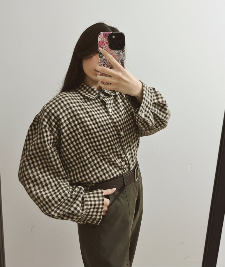 Camicia Just West Brown